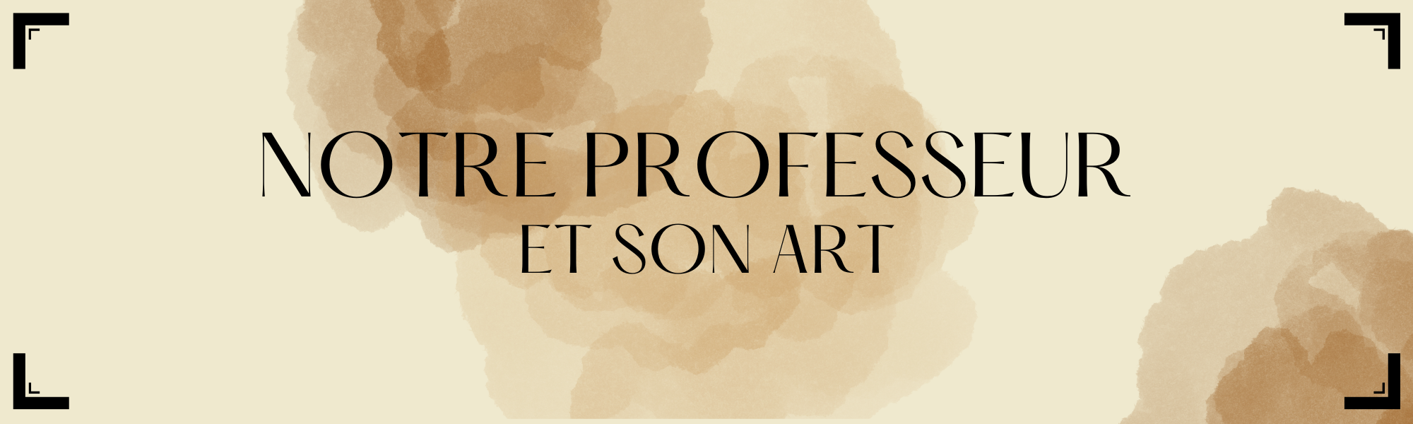 notre professeur et son art