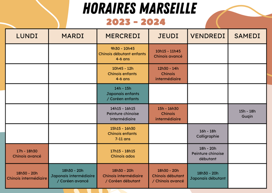 horaires 2023-2024 MRS